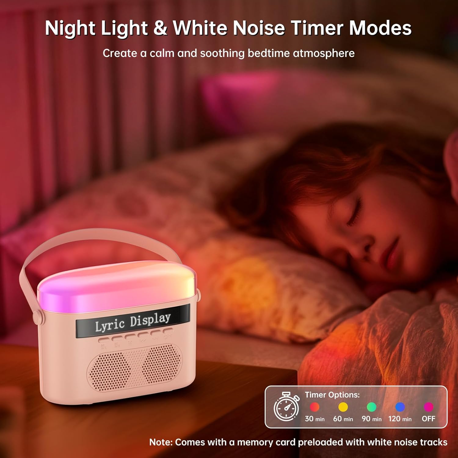 Karaoke Machine for Kids & Adults with Lyrics Display Screen